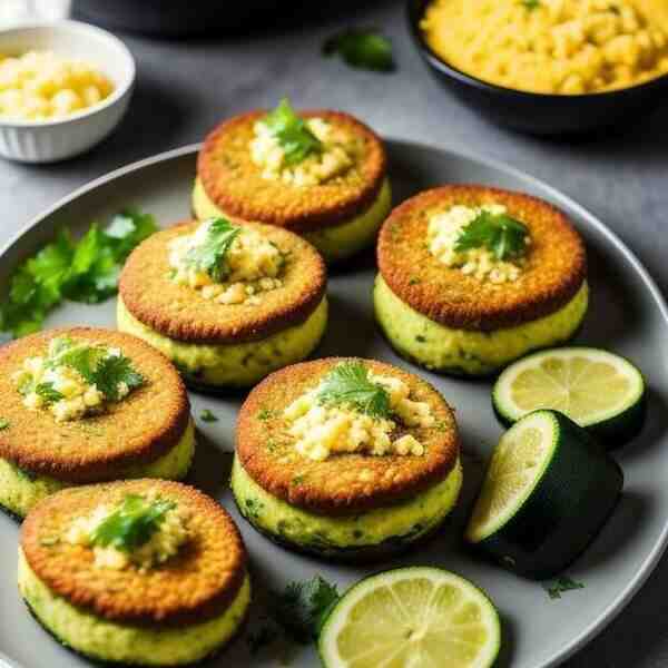 Рубленые котлеты с кабачком и сыром